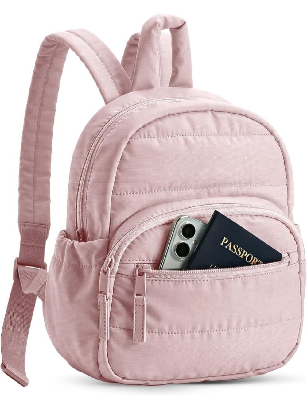 Women's 03-pink Lightweight Adjustable Straps Large Capacity Bookbag